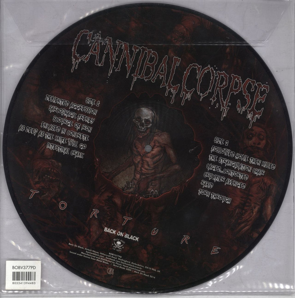 Cannibal Corpse Torture - RSD UK picture disc LP (vinyl picture disc album) 803341394483