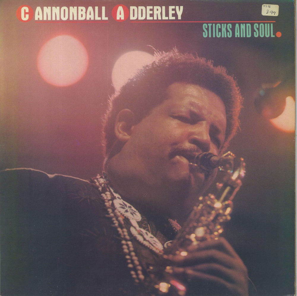 Cannonball Adderley Sticks And Soul UK vinyl LP album (LP record) AFF162