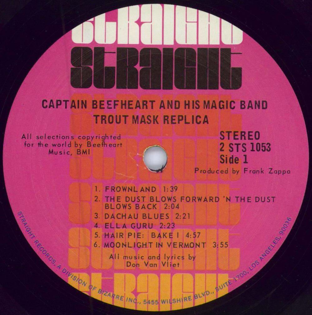 Captain Beefheart & Magic Band Trout Mask Replica - 1st + Insert US 2-LP vinyl record set (Double LP Album) CPT2LTR787721