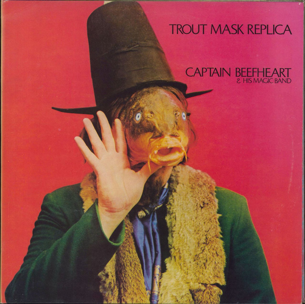 Captain Beefheart & Magic Band Trout Mask Replica UK 2-LP vinyl record set (Double LP Album) K64026