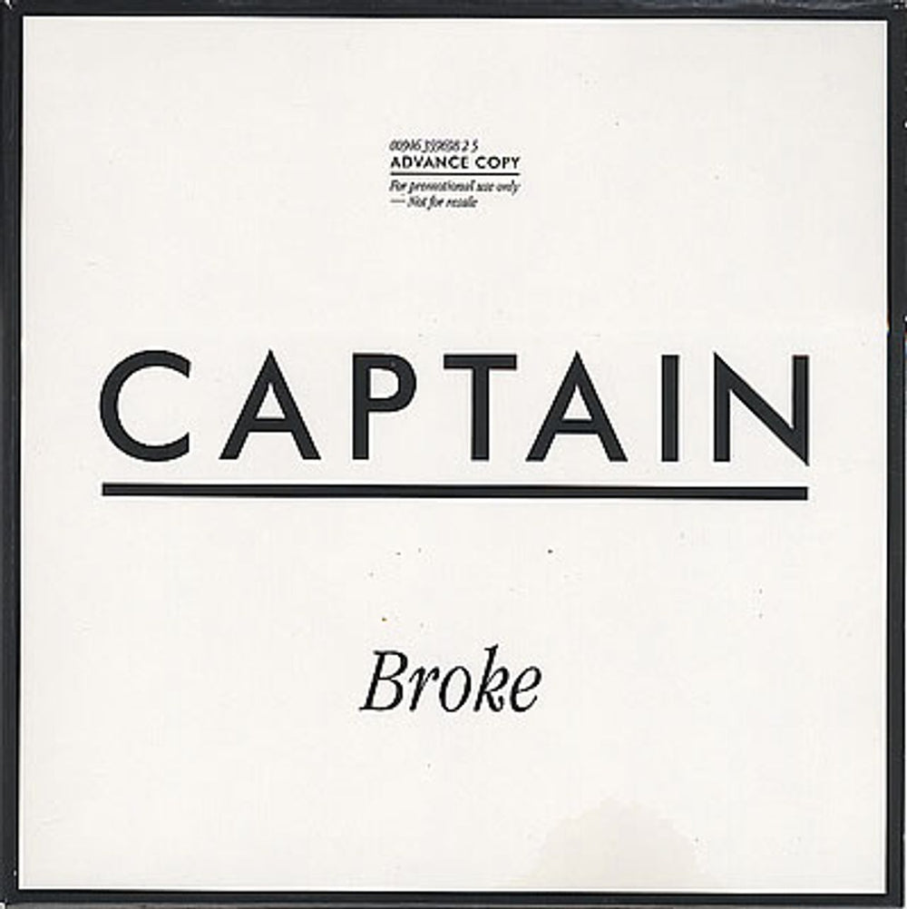 Captain Broke UK Promo CD single (CD5 / 5") CDEMDJ689