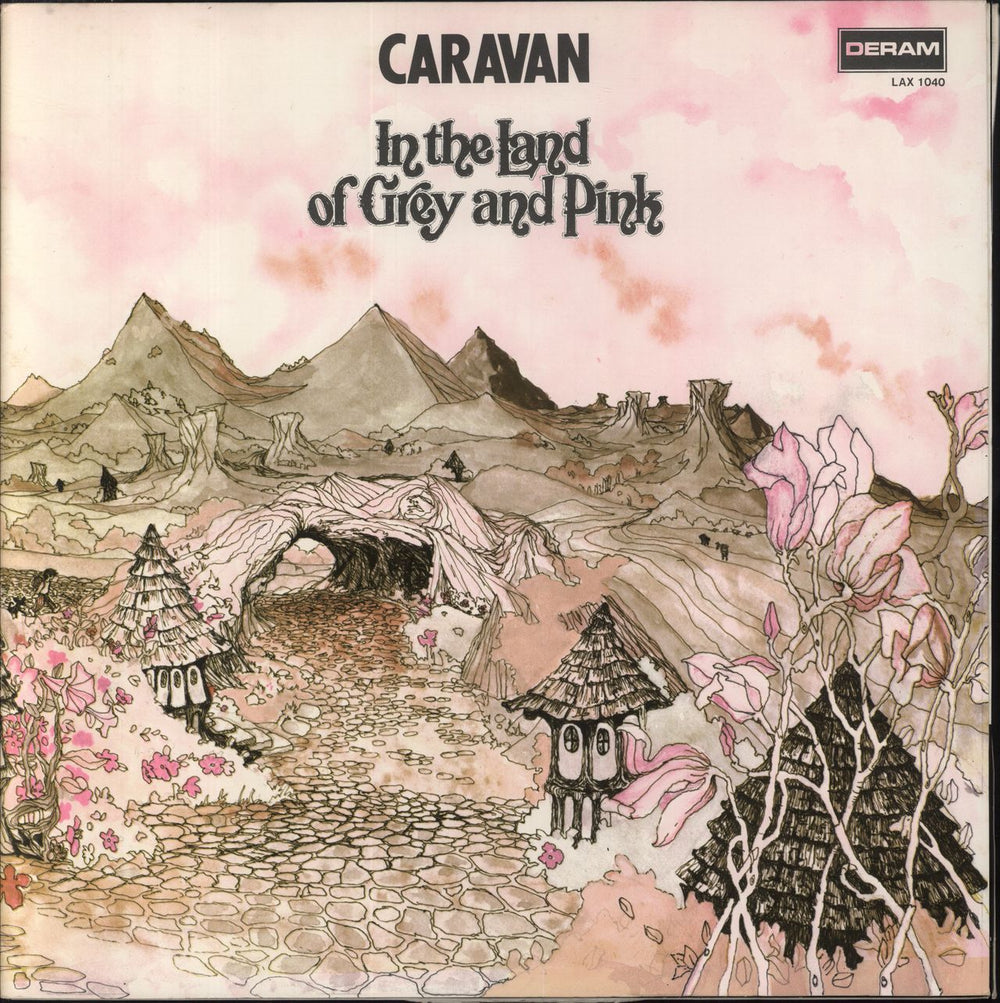 Caravan In The Land Of Grey And Pink Japanese vinyl LP album (LP record) LAX1040