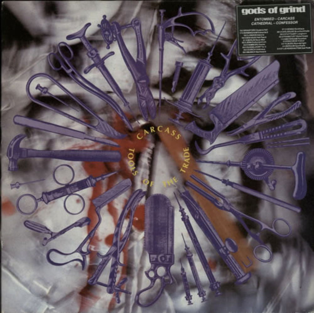 Carcass Tools Of The Trade UK 12" vinyl single (12 inch record / Maxi-single) MOSH49T