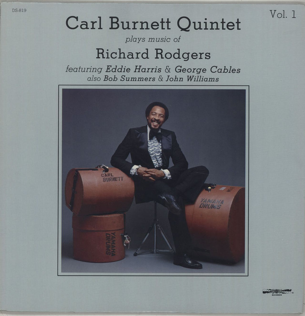 Carl Burnett Carl Burnett Quintet Plays Music Of Richard Rodgers US vinyl LP album (LP record) DS-819