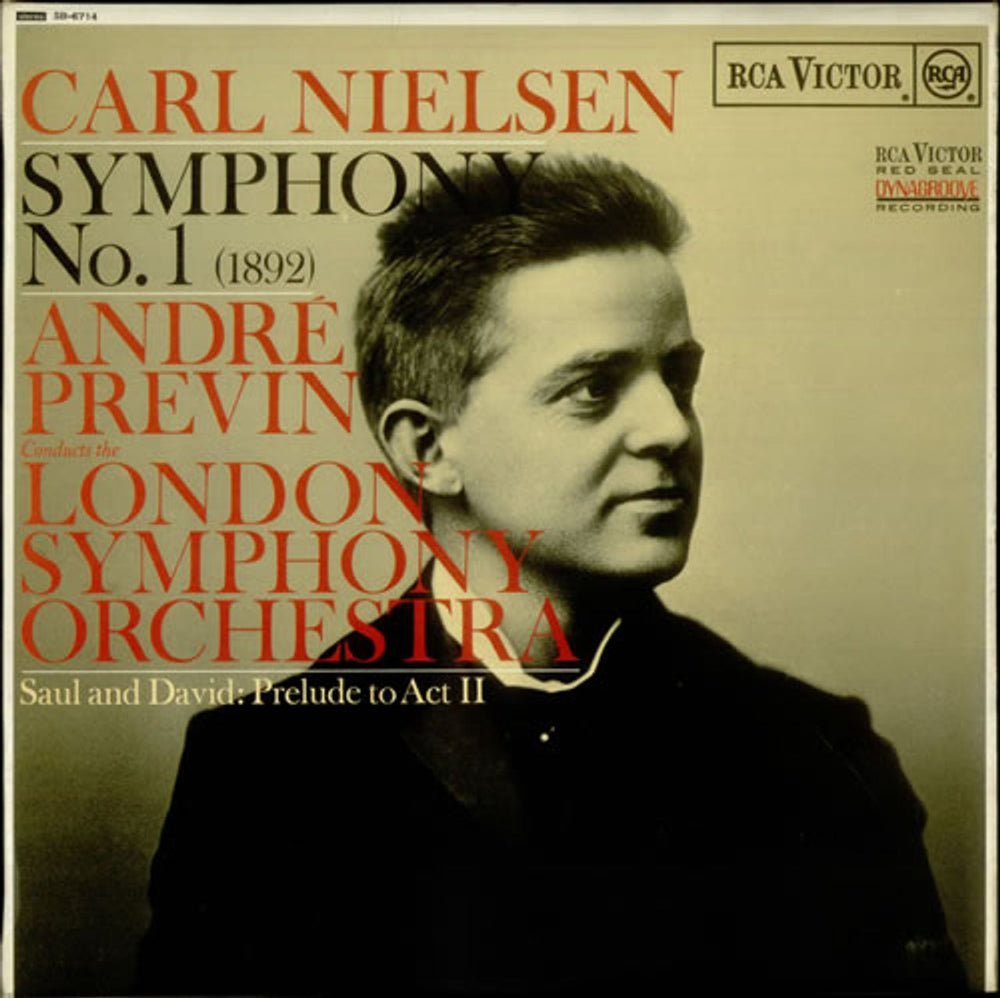 Carl Nielsen Symphony No. 1 UK vinyl LP album (LP record) SB6714