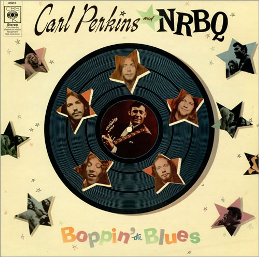 Carl Perkins (R&R) Boppin' The Blues UK vinyl LP album (LP record) 63826