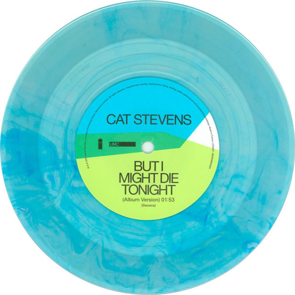 Cat Stevens But I Might Die Tonight - Blue Vinyl - RSD 2020 - Sealed UK 7" vinyl single (7 inch record / 45) 602508644597