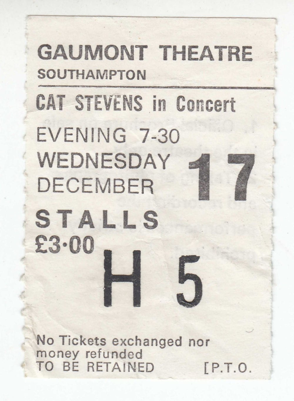 Cat Stevens Majikat - Earth Tour + Ticket Stub UK tour programme CTVTRMA685637