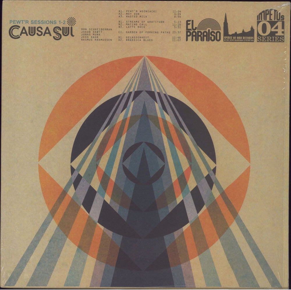 Causa Sui Pewt'r Sessions 1-2 Danish 2-LP vinyl record set (Double LP Album) EPR008