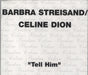 Celine Dion Tell Him German Promo CD single (CD5 / 5") 665205-1