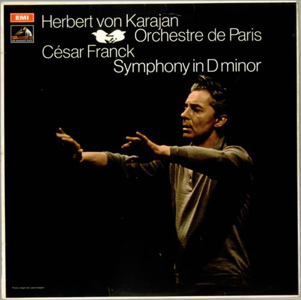 César Franck Symphony in D minor UK vinyl LP album (LP record) ASD2552