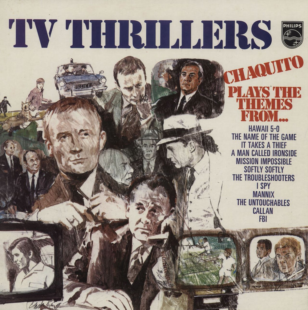 Chaquito Chaquito Plays The Themes From TV Thrillers UK vinyl LP album (LP record) 6308087