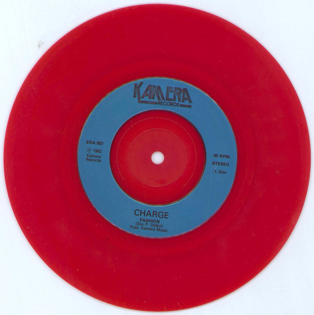 Charge Fashion - Red Vinyl UK 7" vinyl single (7 inch record / 45) IHD07FA794630