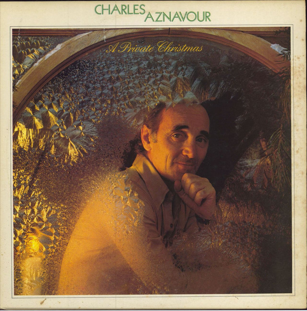 Charles Aznavour A Private Christmas UK vinyl LP album (LP record) MAMS1007