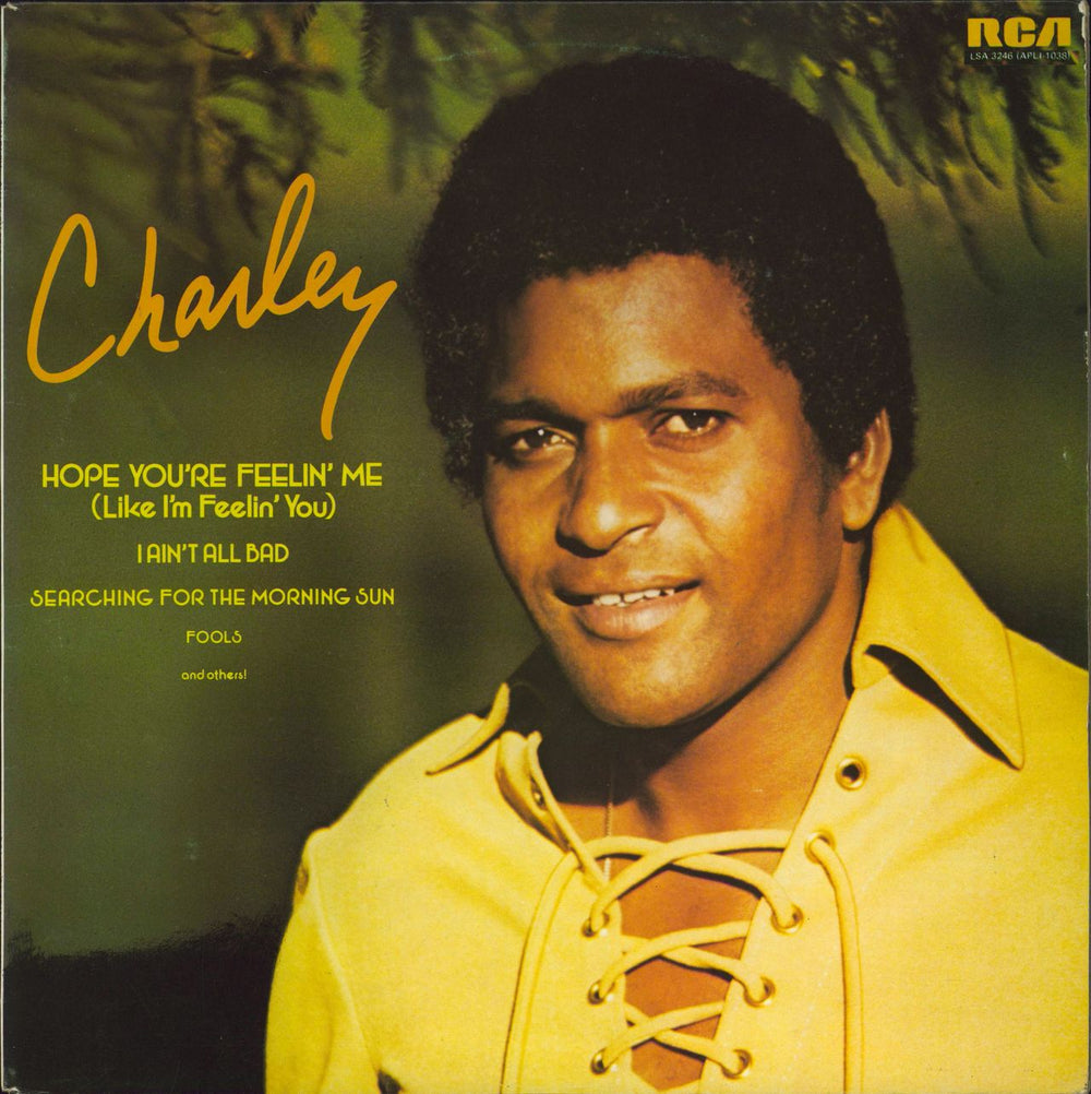 Charley Pride Charley UK vinyl LP album (LP record) LSA3246