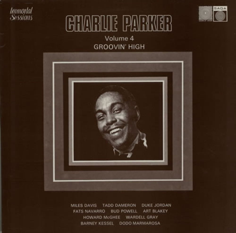 Charlie Parker Volume 4 - Groovin' High UK vinyl LP album (LP record) 6909