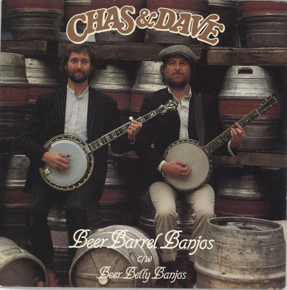 Chas & Dave Beer Barrel Banjos (Roll Out The Barrels) UK 7" vinyl single (7 inch record / 45) KOR19