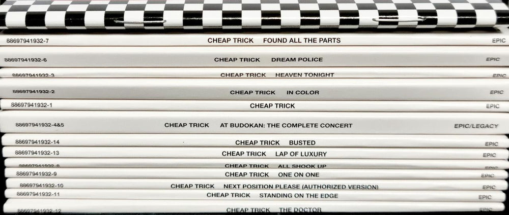 Cheap Trick The Complete Epic Albums Collection - 14CD Box Set UK CD Album Box Set 886979419322