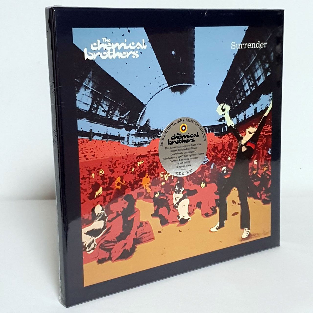 Chemical Brothers Surrender 3 CD 1 DVD UK Cd album box set