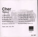 Cher Believe UK CD-R acetate CD ACETATE