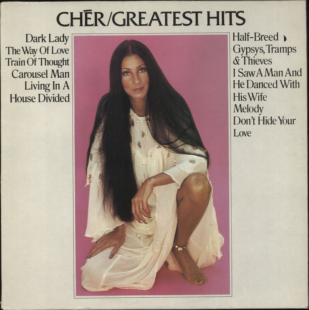 Cher Greatest Hits UK vinyl LP album (LP record) MCL1674