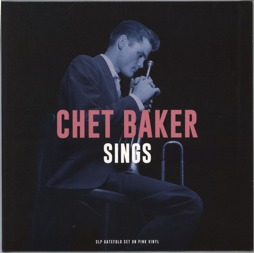 Chet Baker Chet Baker Sings - Pink Vinyl UK 3-LP vinyl record set (Triple LP Album) NOT3LP257