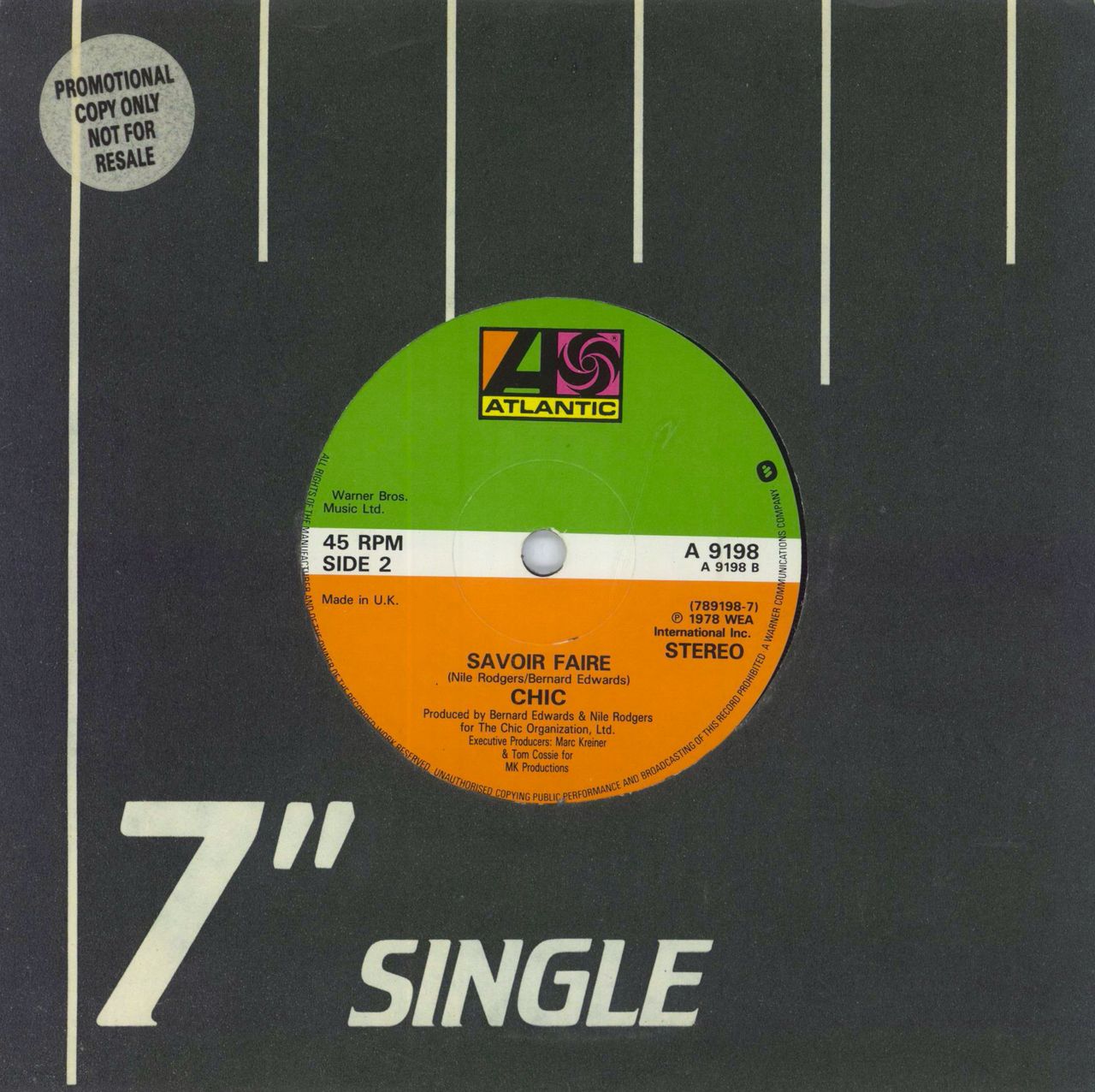 Chic Jack Le Freak - Solid UK 7" vinyl single (7 inch record / 45)