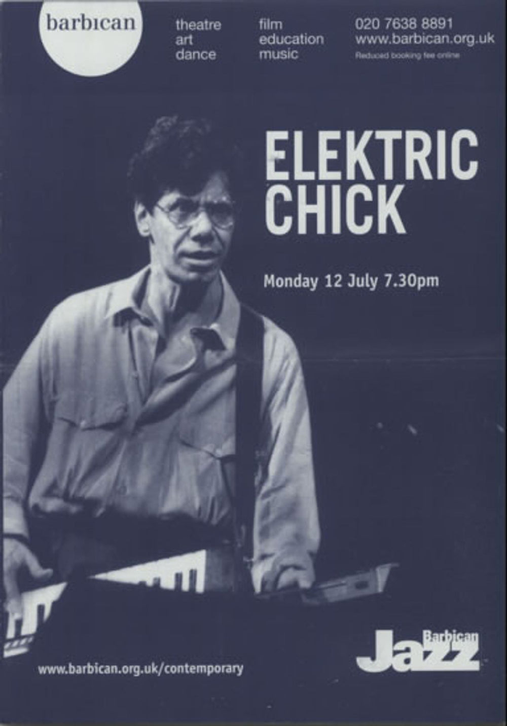 Chick Corea Elektric Chick UK tour programme PROGRAMME