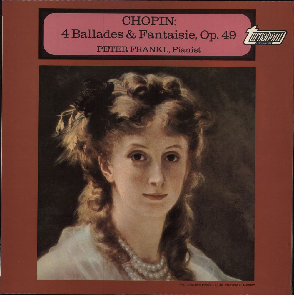 Chopin 4 Ballades & Fantaisie Op. 49 UK vinyl LP album (LP record) TV34271S