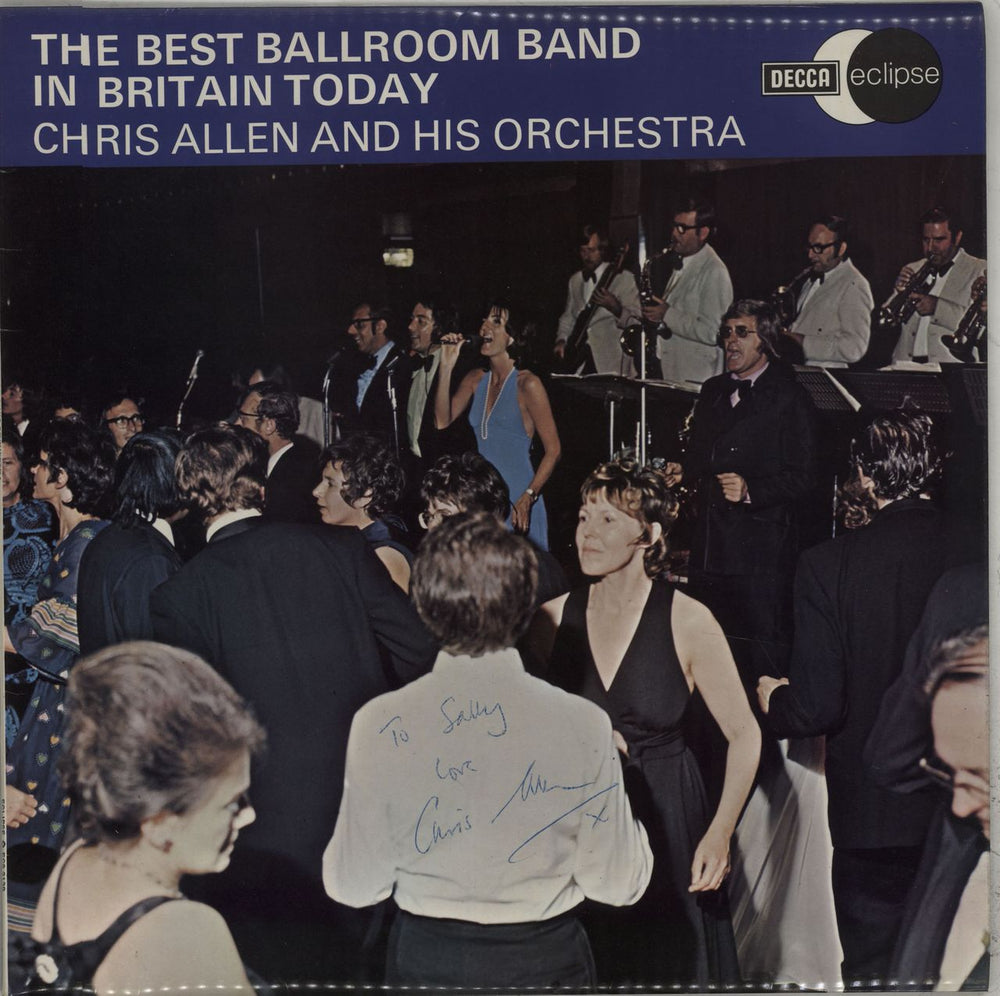 Chris Allen The Best Ballroom Band In Britain Today - Autographed UK vinyl LP album (LP record) ECS2138