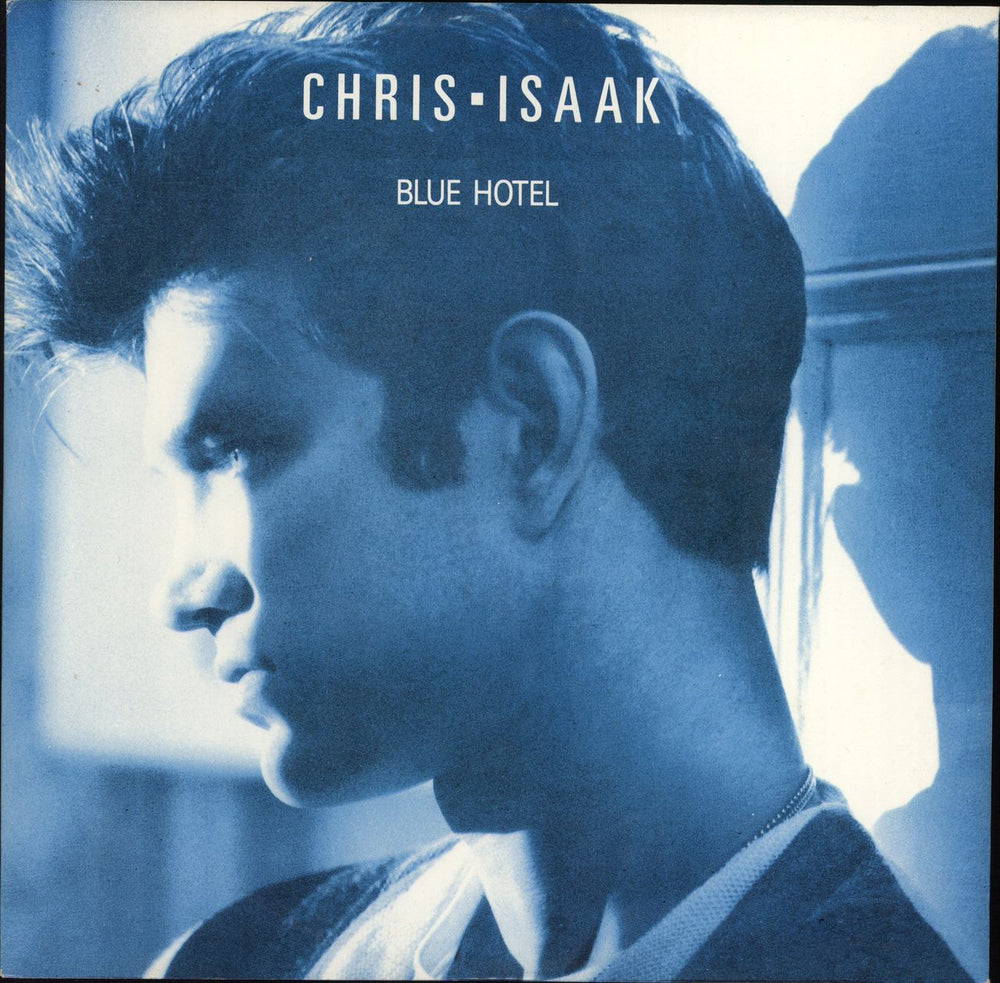 Chris Isaak Blue Hotel UK 12" vinyl single (12 inch record / Maxi-single) W8374T