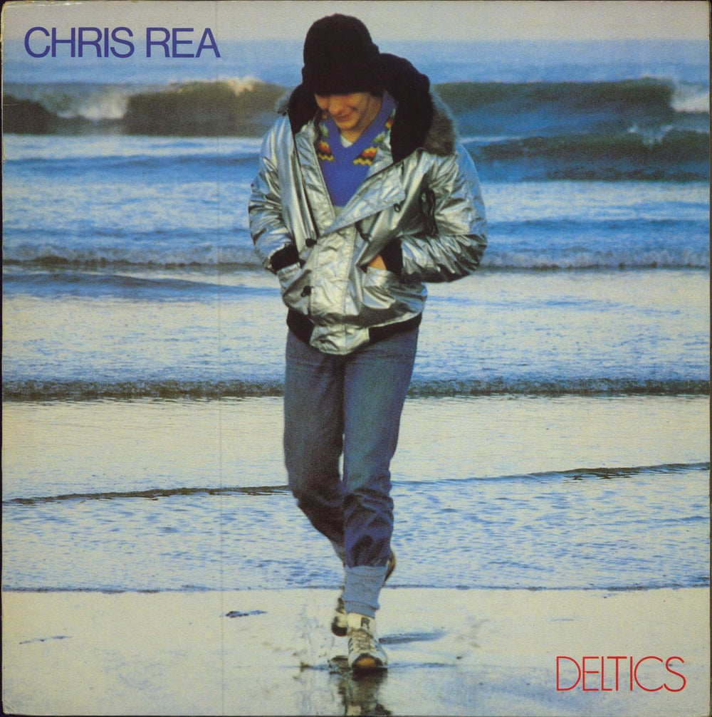 Chris Rea Deltics - Blue Vinyl - EX UK vinyl LP album (LP record) MAGL5028