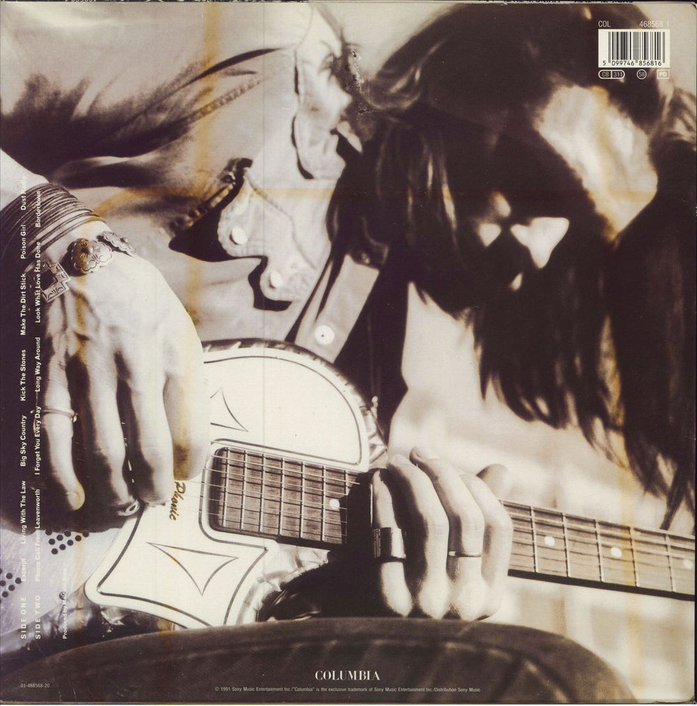 Chris Whitley Living With The Law - EX UK vinyl LP album (LP record) 5099746856816