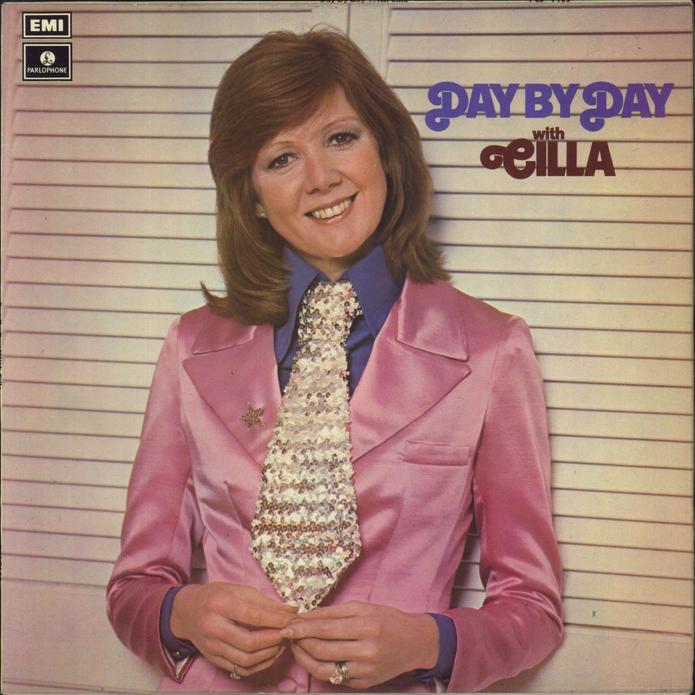 Cilla Black Day By Day - Autographed UK vinyl LP album (LP record) PCS7155