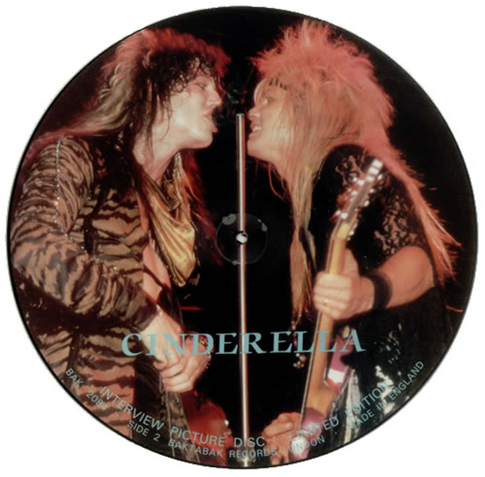 Cinderella Interview Picture Disc UK picture disc LP (vinyl picture disc album) CINPDIN273805