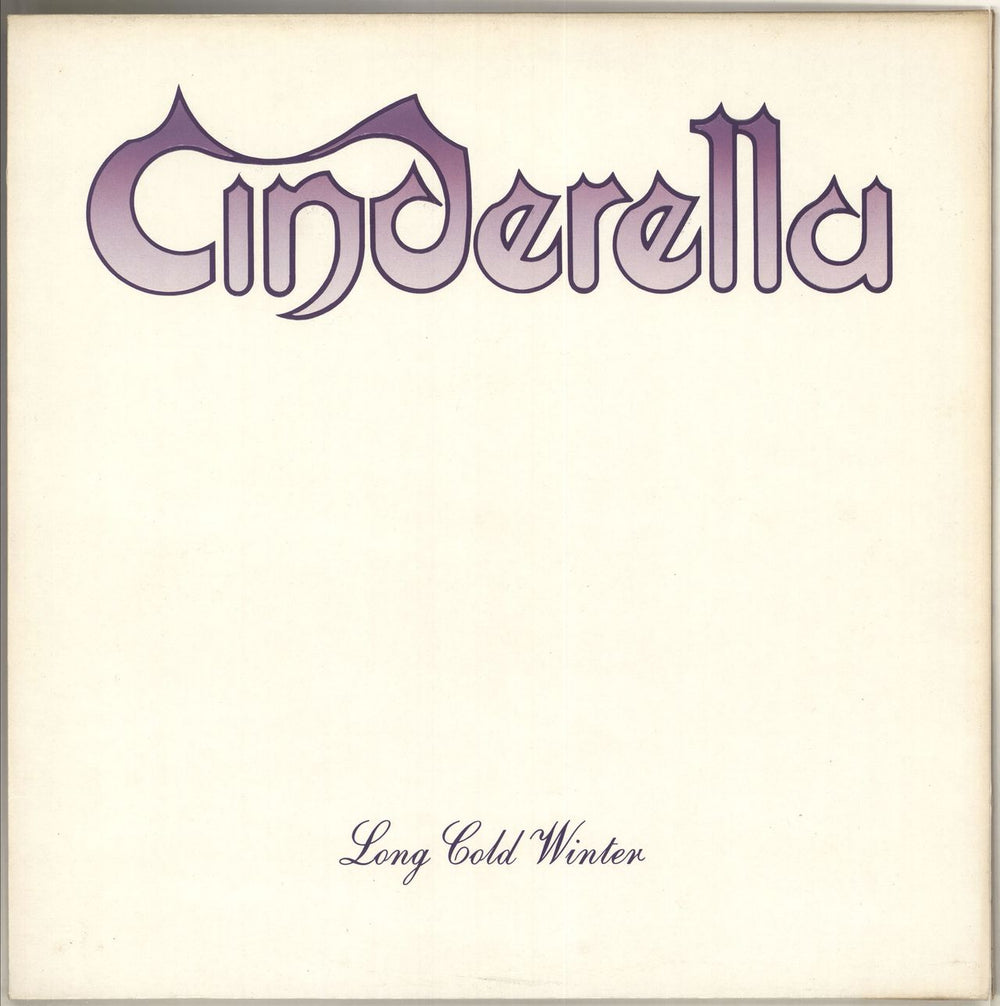 Cinderella Long Cold Winter UK vinyl LP album (LP record) VERH59