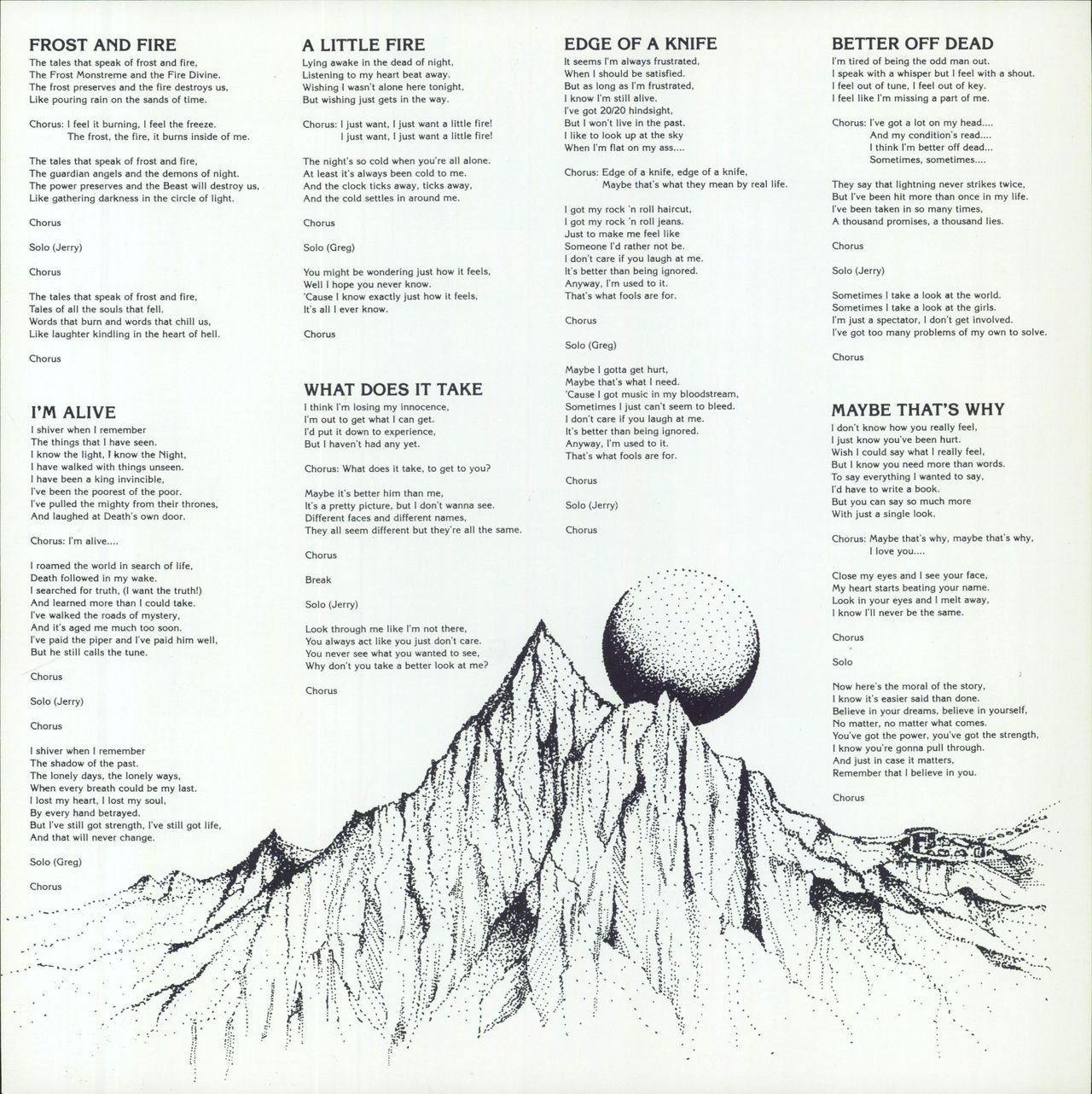 【US Original】Cirith Ungol / Frost And Fi Frost and Fire | Cirith Ungol