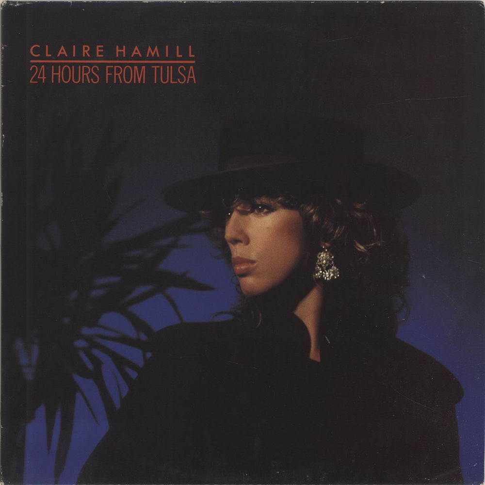 Claire Hamill 24 Hours From Tulsa - Blue Vinyl UK 12" vinyl single (12 inch record / Maxi-single) BEG90T