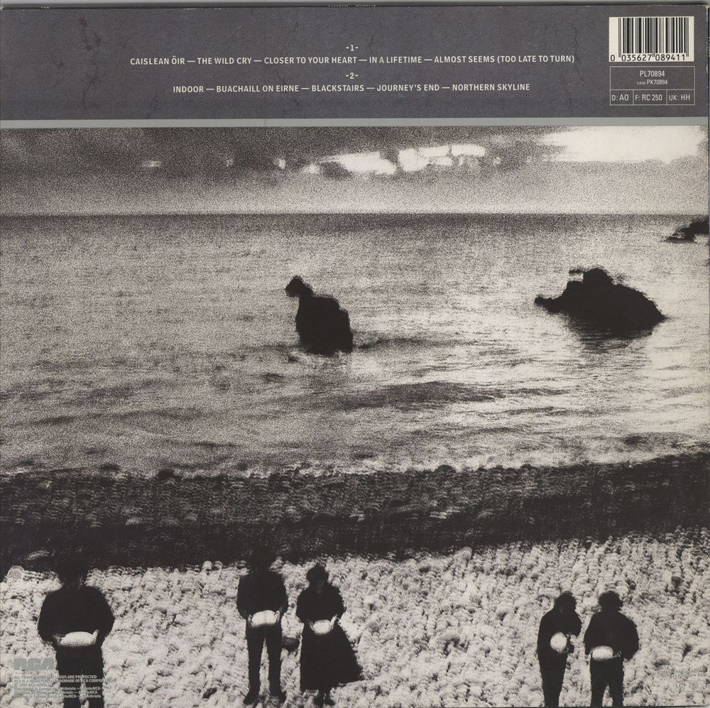 Clannad Macalla - Stickered sleeve UK vinyl LP album (LP record) 035627089411