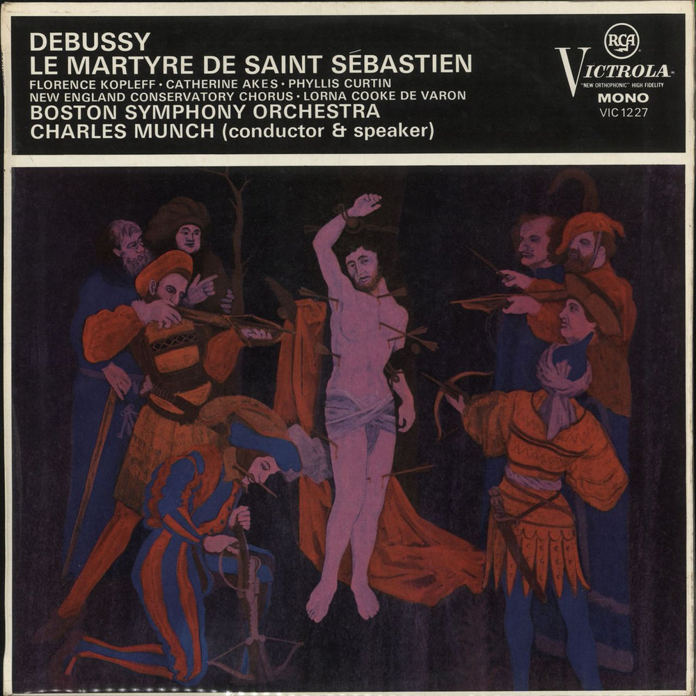 Claude Debussy Debussy: Le Martyre de Saint Sébastien UK vinyl LP album (LP record) VIC1227