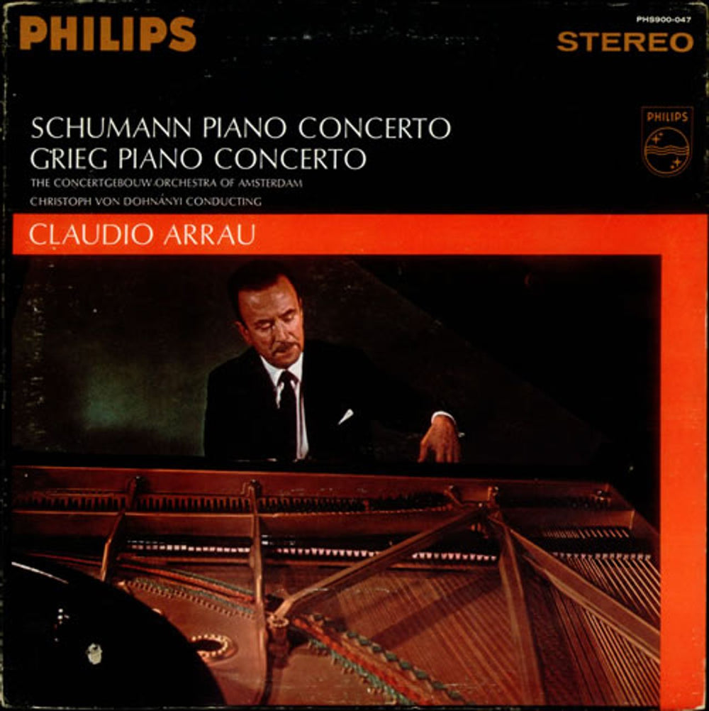 Claudio Arrau Schumann: Piano Concertos US vinyl LP album (LP record) PHS900-047