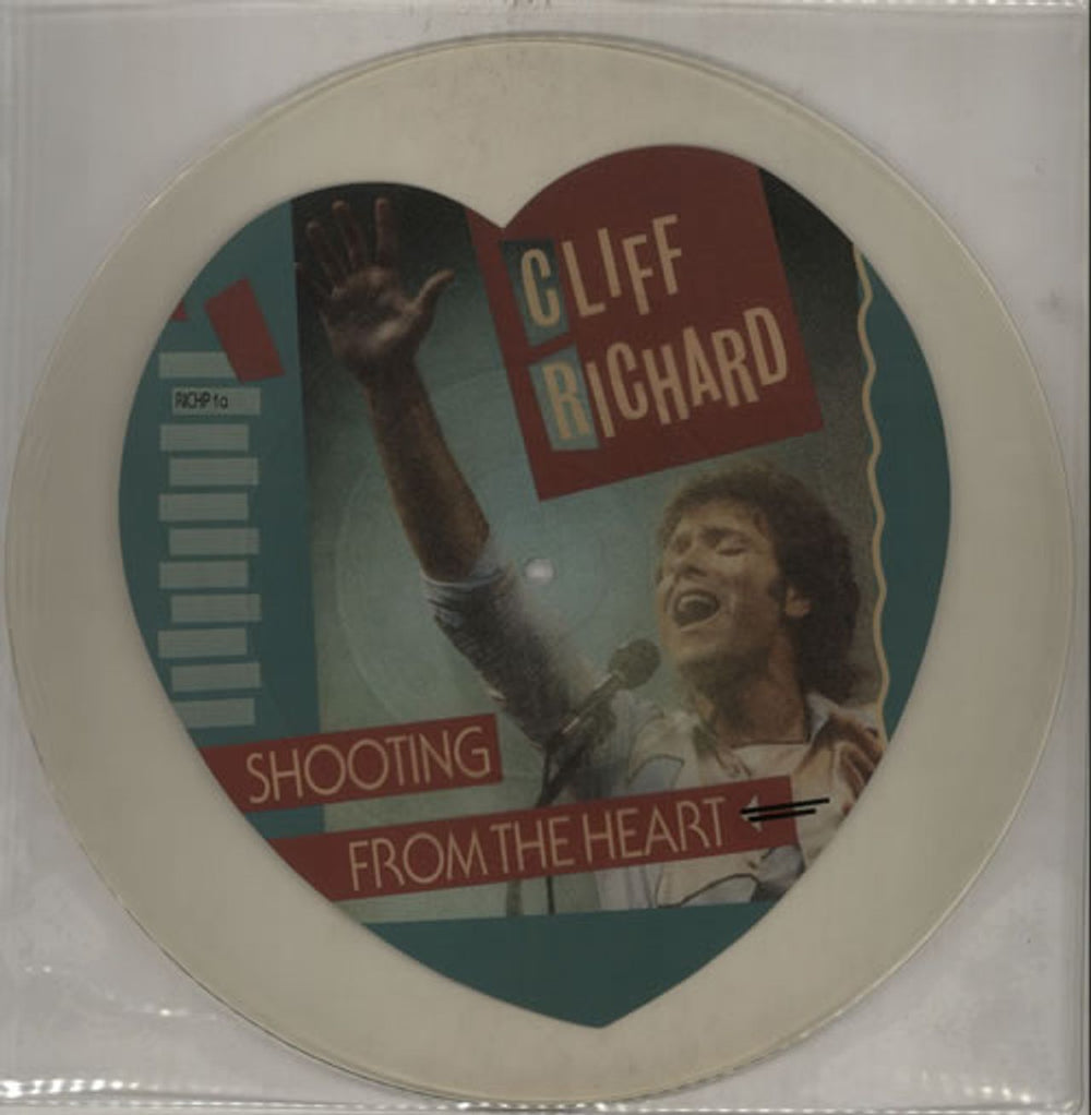 Cliff Richard Shooting From The Heart - Uncut Picture Disc UK uncut picture disc (vinyl) RICHP1