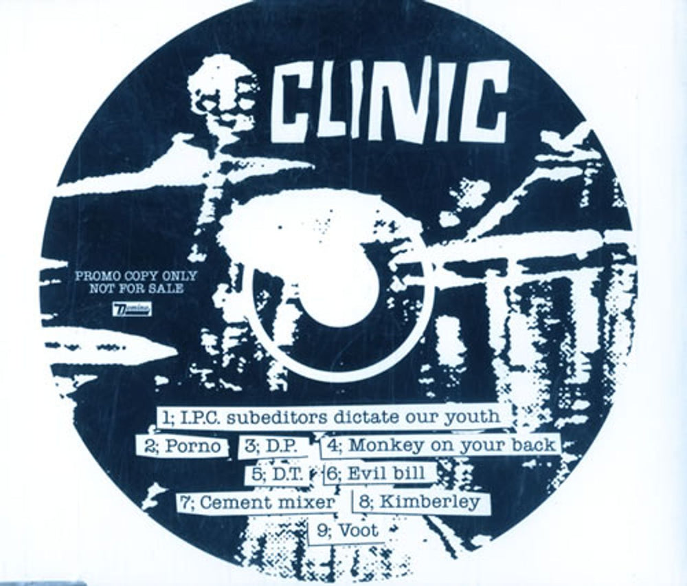 Clinic Clinic UK Promo CD album (CDLP) WIGCD64P