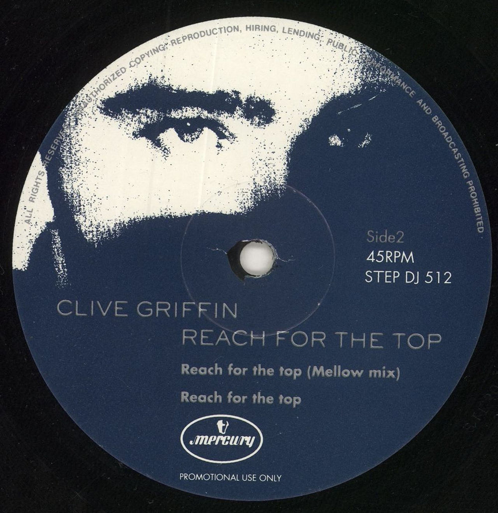 Clive Griffin Reach For The Top UK Promo 12" vinyl single (12 inch record / Maxi-single)