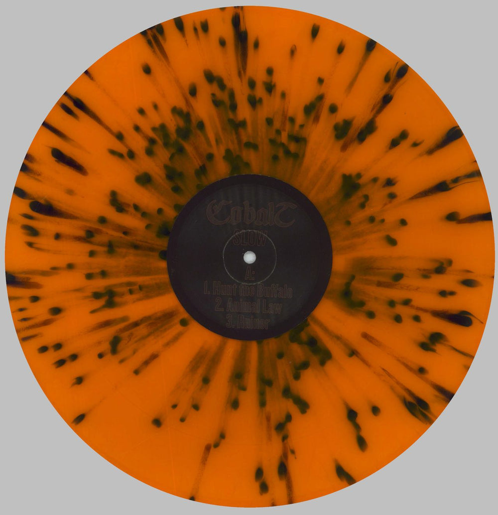 Cobalt Slow Forever - Orange/Black Vinyl Canadian 2-LP vinyl record set (Double LP Album) C052LSL825711