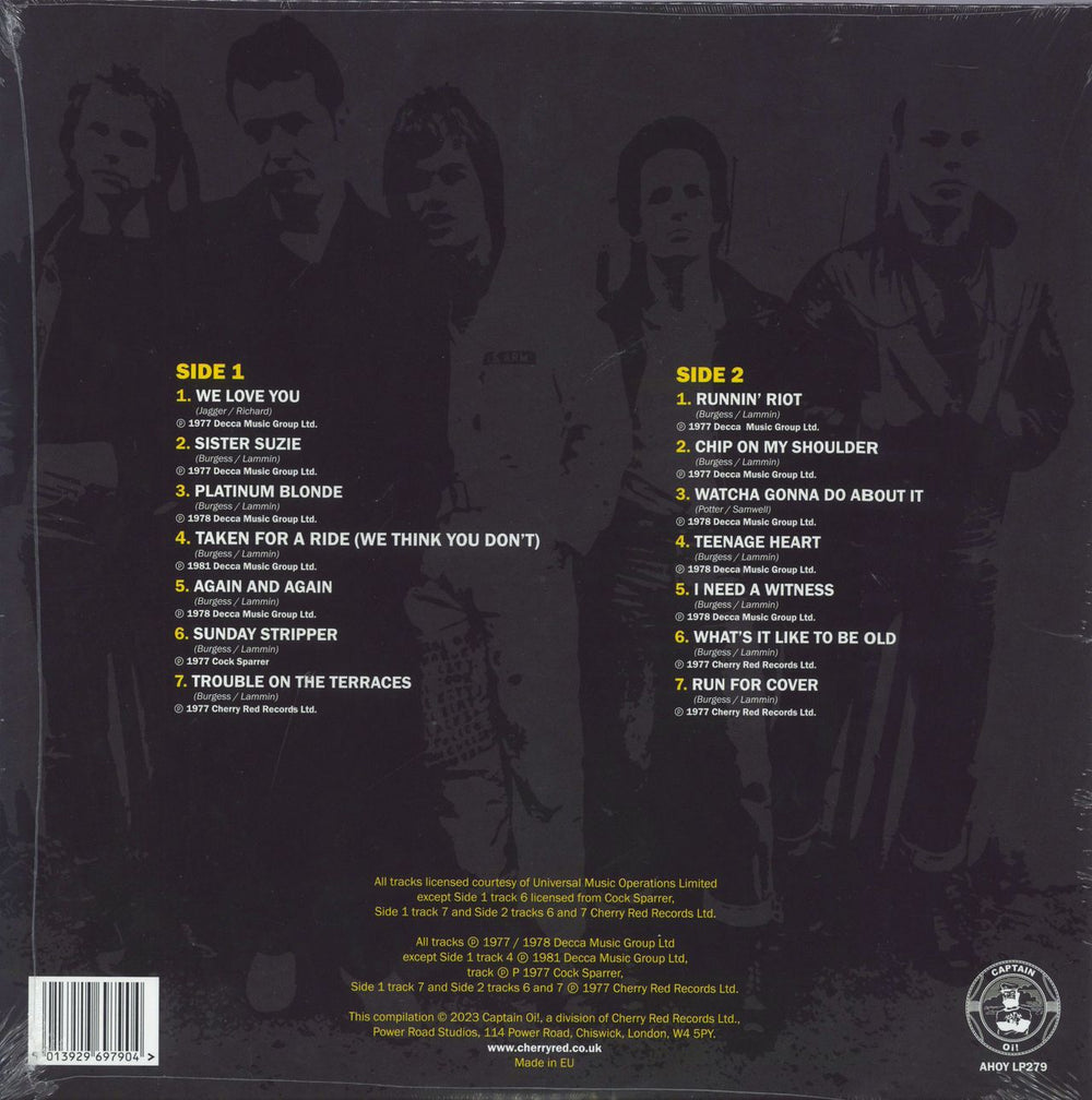 Cock Sparrer The Decca Years - Sealed UK vinyl LP album (LP record) 5013929697904