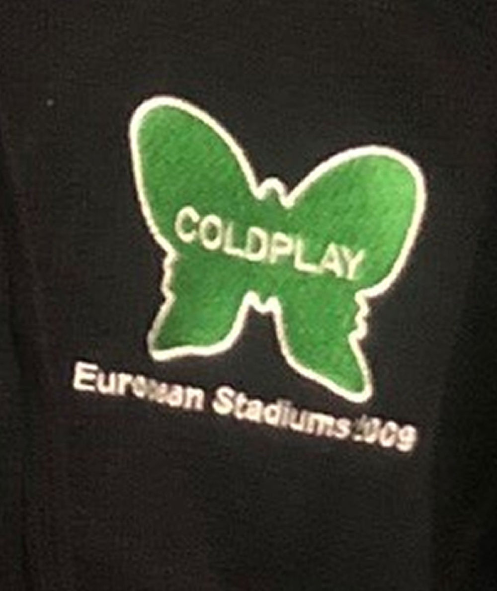 Coldplay European Stadiums - Crew hoodie UK Promo jacket DPYJAEU729129