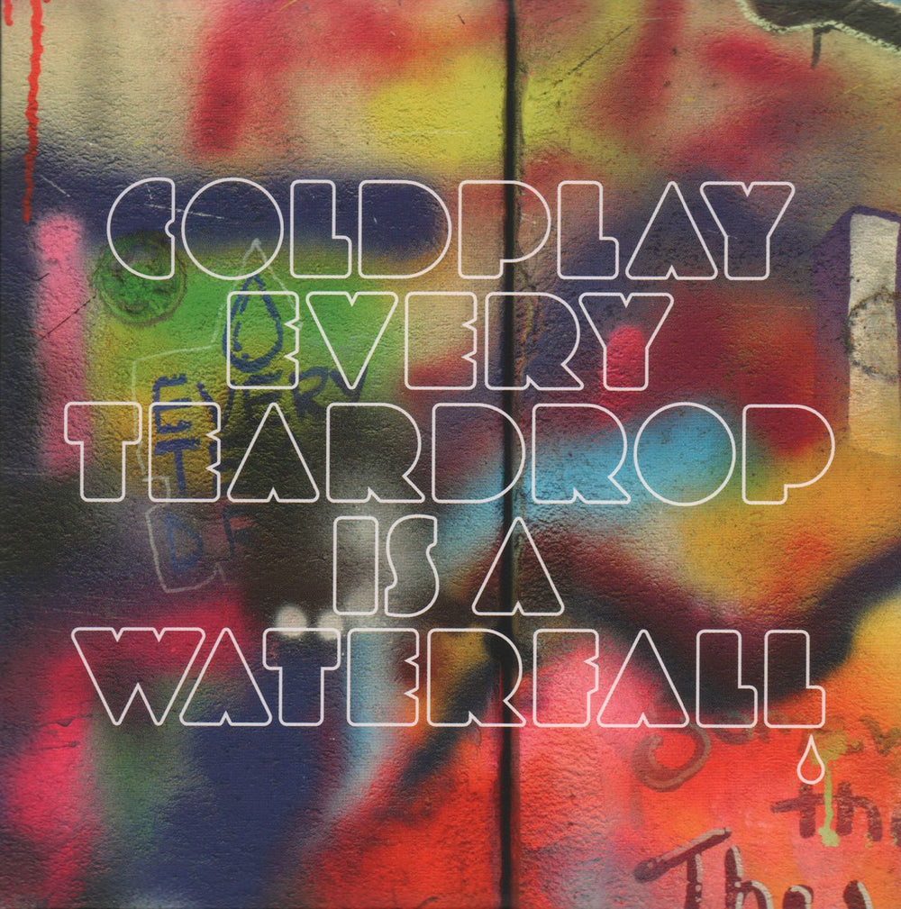 Coldplay Every Teardrop Is A Waterfall UK CD single (CD5 / 5") CDR6843