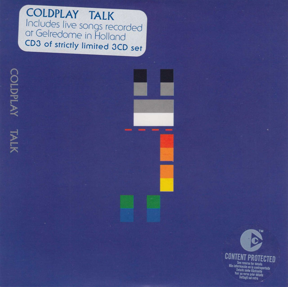 Coldplay Talk Dutch 3-CD album set (Triple CD) 094634909327