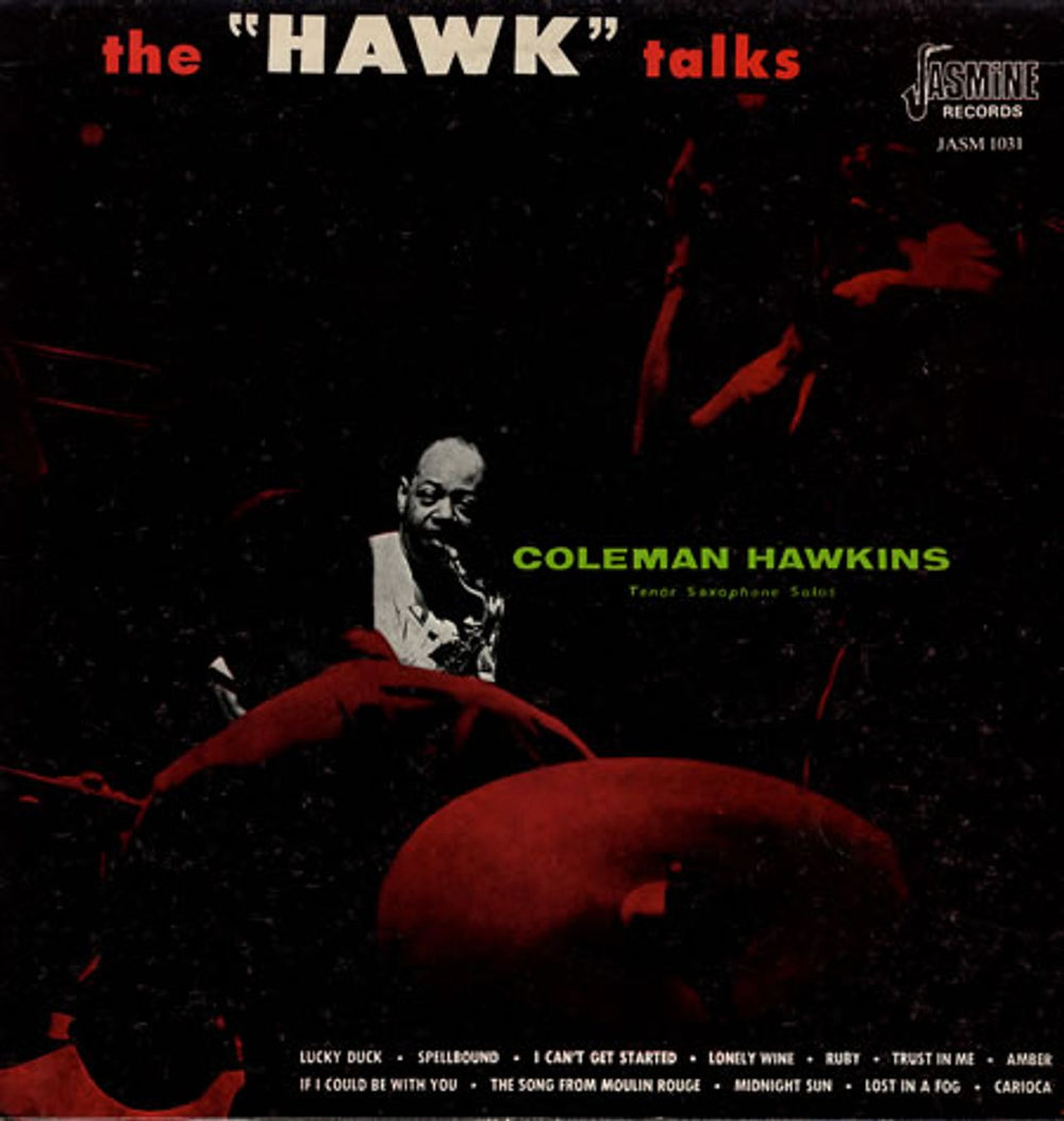 Coleman Hawkins The Hawk Talks UK vinyl LP album (LP record) JASM1031